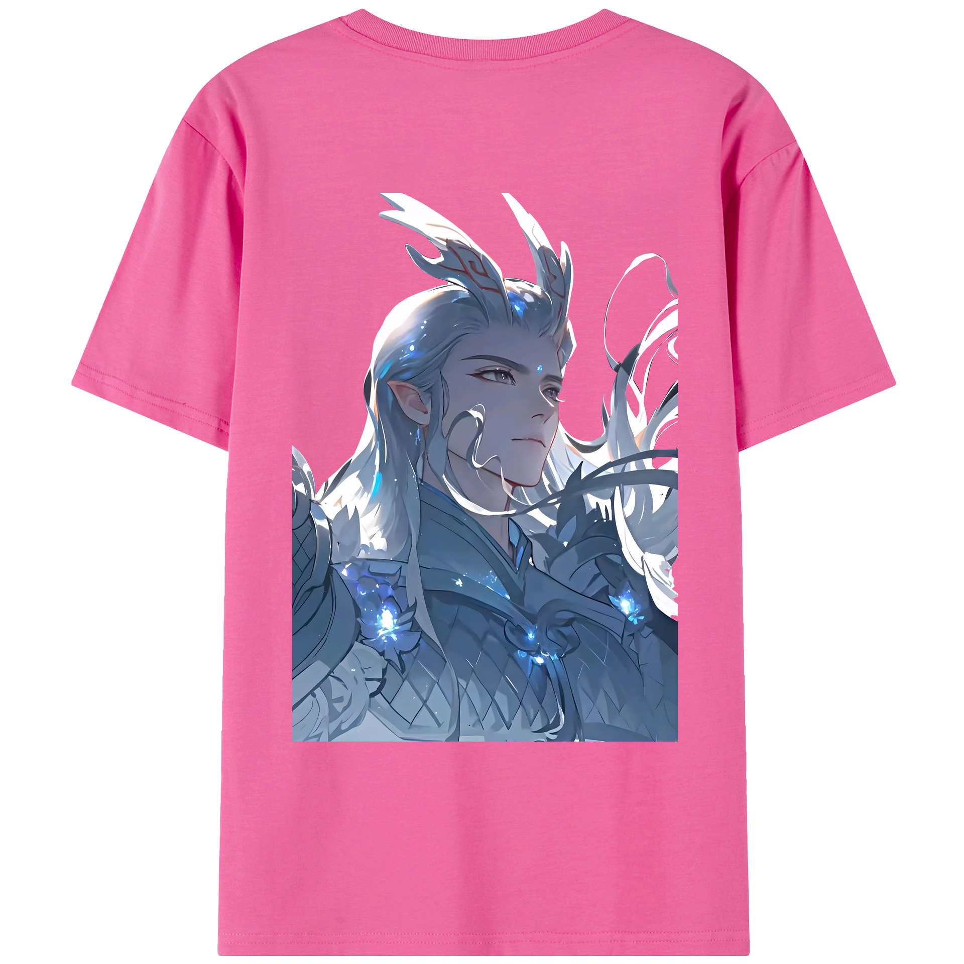 （画像用） Ne Zha 2 ナタ 魔童の大暴れ レディース半袖Tシャツ(バックプリント)